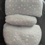 Oreiller de Grossesse Doux en Forme de U, Coussin Lombaire Latéral, pour Femme Enceinte