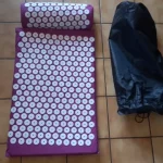 Tapis de Massage Relaxant et Oreiller de Yoga pour l'Acupuncture