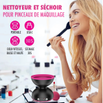 Nettoyeur et séchoir électrique pour pinceaux de maquillage USB--