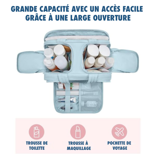 Trousse de maquillage légère de grande capacité-9