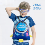 Sac de natation imperméable pour enfants avec dessin animé-5