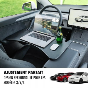 Bureau de volant portable pour Tesla Model 3 et Model Y