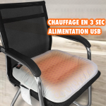 Coussin de siège chauffant bureau interface usb voiture coussin de siège-3