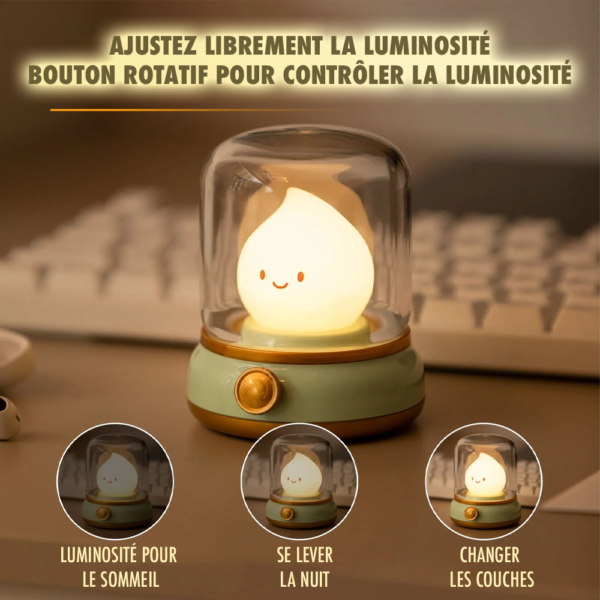 Lampe à pétrole mignonne veilleuse LED