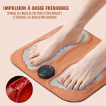 Coussin de massage des pieds 3D rechargeable