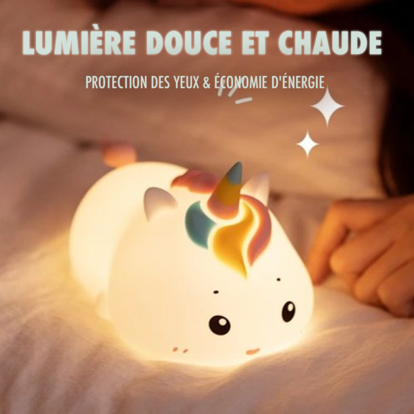 Lampe de nuit LED Licorne