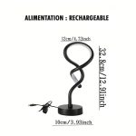 Lampe de table créative en forme de gourd