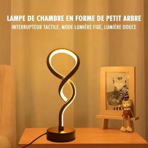 Lampe de table créative en forme de gourd-2
