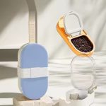 Bouteille d’eau portable 2 en 1 pour chiens et chats – Pour boire et manger en extérieur