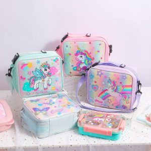 Sac à lunch isotherme licorne pour enfants