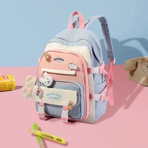 Sac à dos d'école élégant et imperméable pour femmes, grande capacité, pour filles