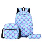 Ensemble de 3 sacs à dos tie-dye pour filles bulle