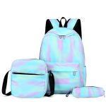 Ensemble de 3 sacs à dos tie-dye pour filles tie-die