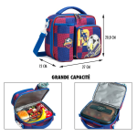 Sacs à lunch pour enfants avec poches pour bouteilles